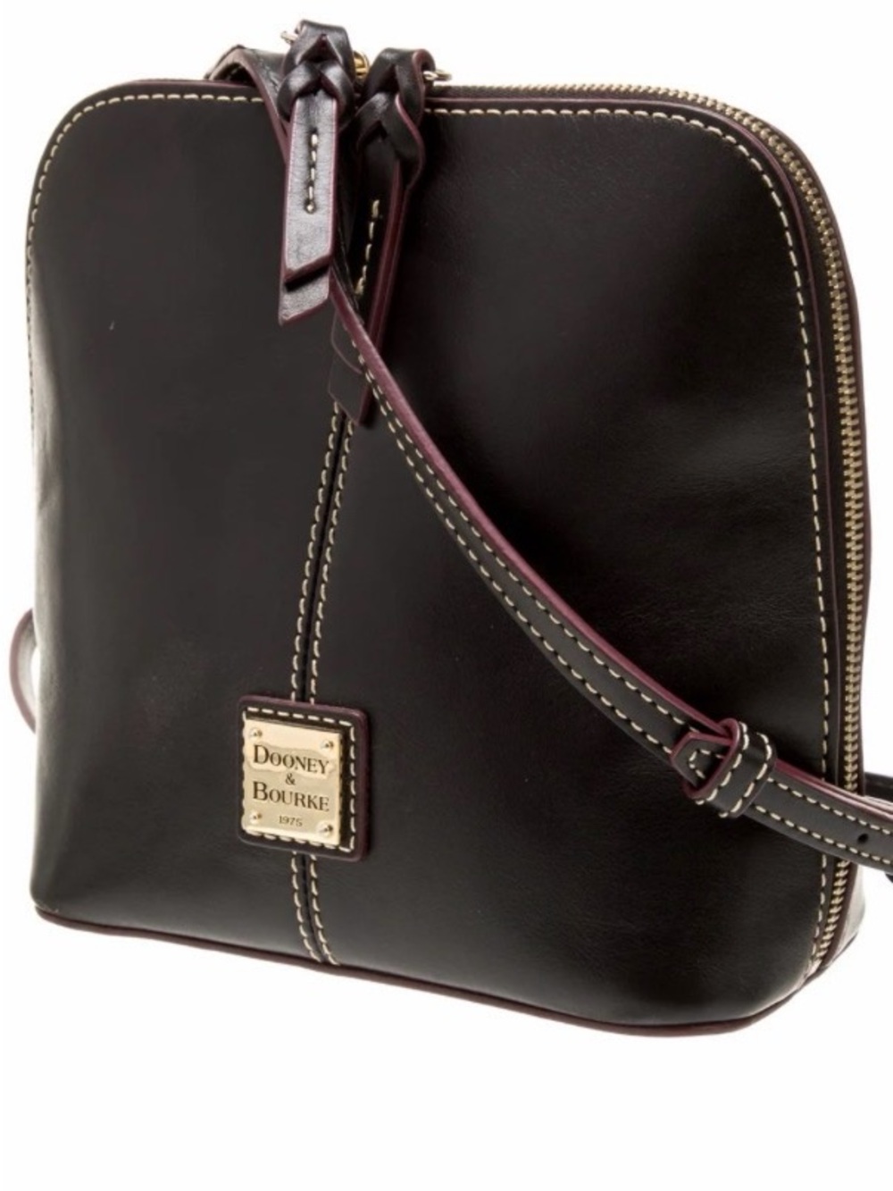 Dooney & Bourke Trixie Black Florentine Leather Crossbody